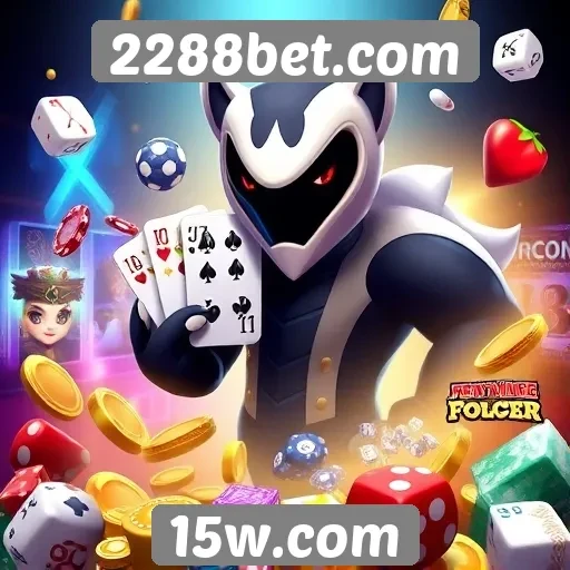 Variedade de jogos disponíveis em 2288bet.com